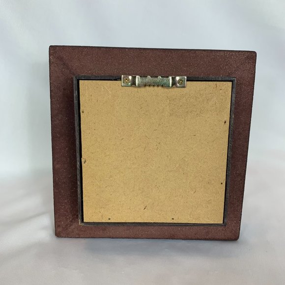 Framed Guitar and Saxophone Shadowboxes Glass Front Brown Trim Vintage - Picture 4 of 12